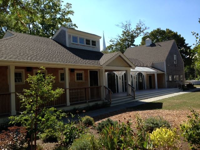 Falmouth Historical Museums on the Green Hallett Barn Side View